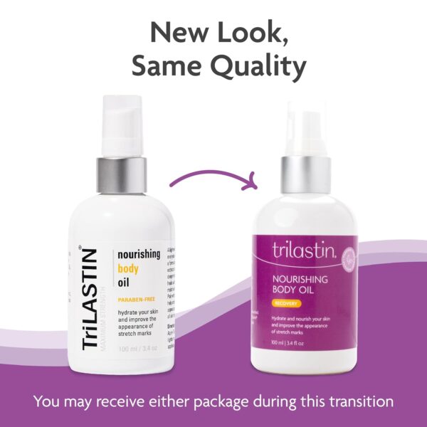 TriLASTIN Belly Oil (3.4oz) | Vitamin-Infused Stretch Mark Oil | Belly Oil for Expecting Mothers | Serum for Scars and Stretch Marks | Body Oil | Paraben-Free and Hypoallergenic - Image 8